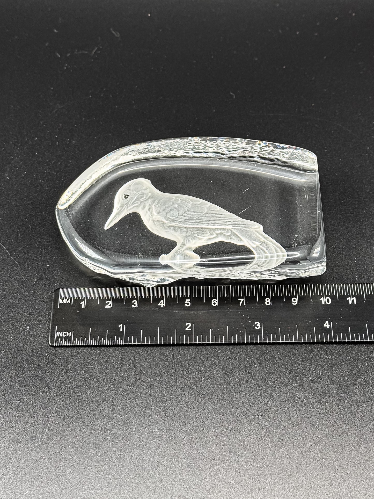 Vintage Wedgwood Crystal Woodpecker Paperweight – Danbury Mint