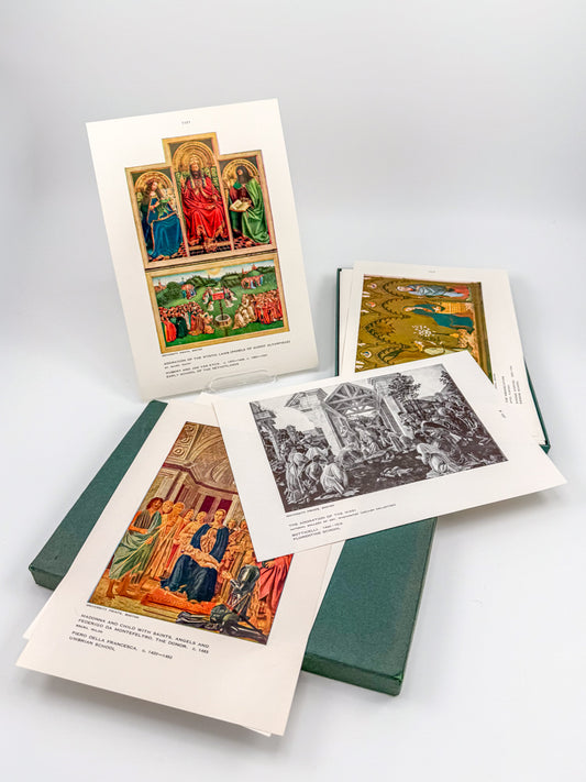 Vintage University Prints Art History Portfolio - Fine Art Reproductions in Box