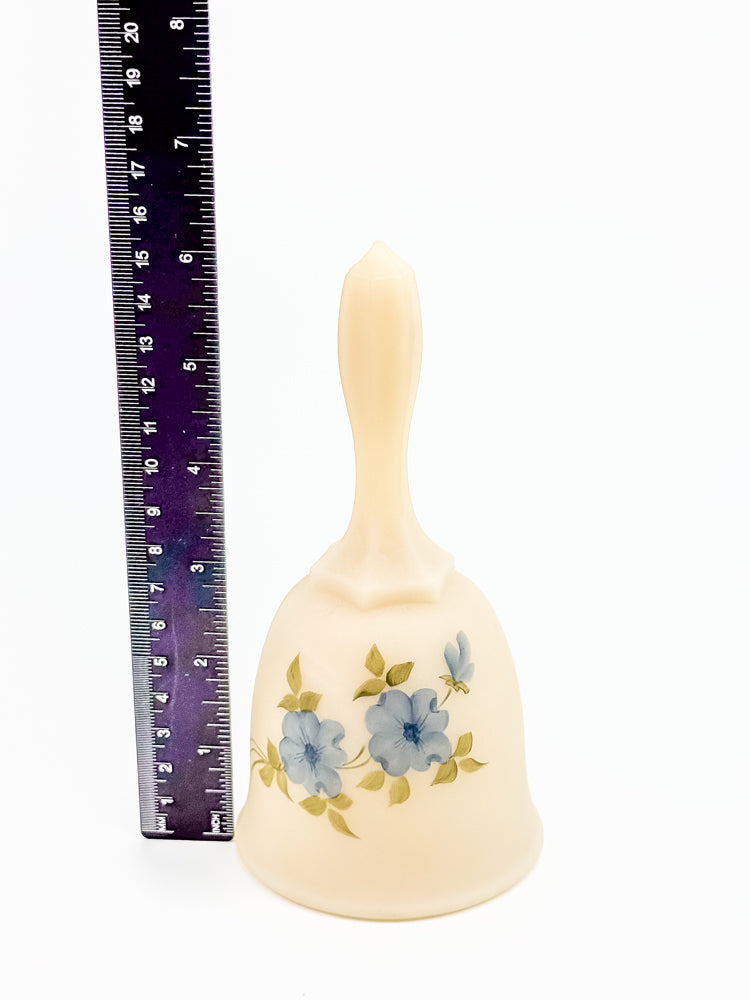 Fenton Custard Glass Bell - Signed