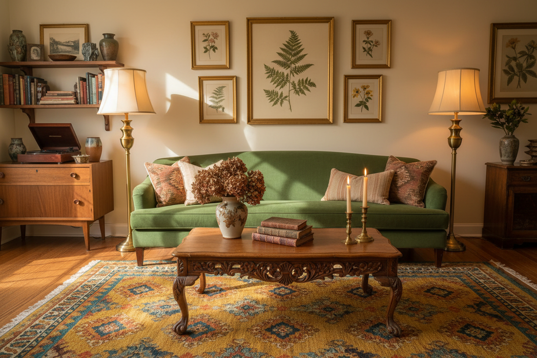 Decorating a Living Room With Vintage Decor