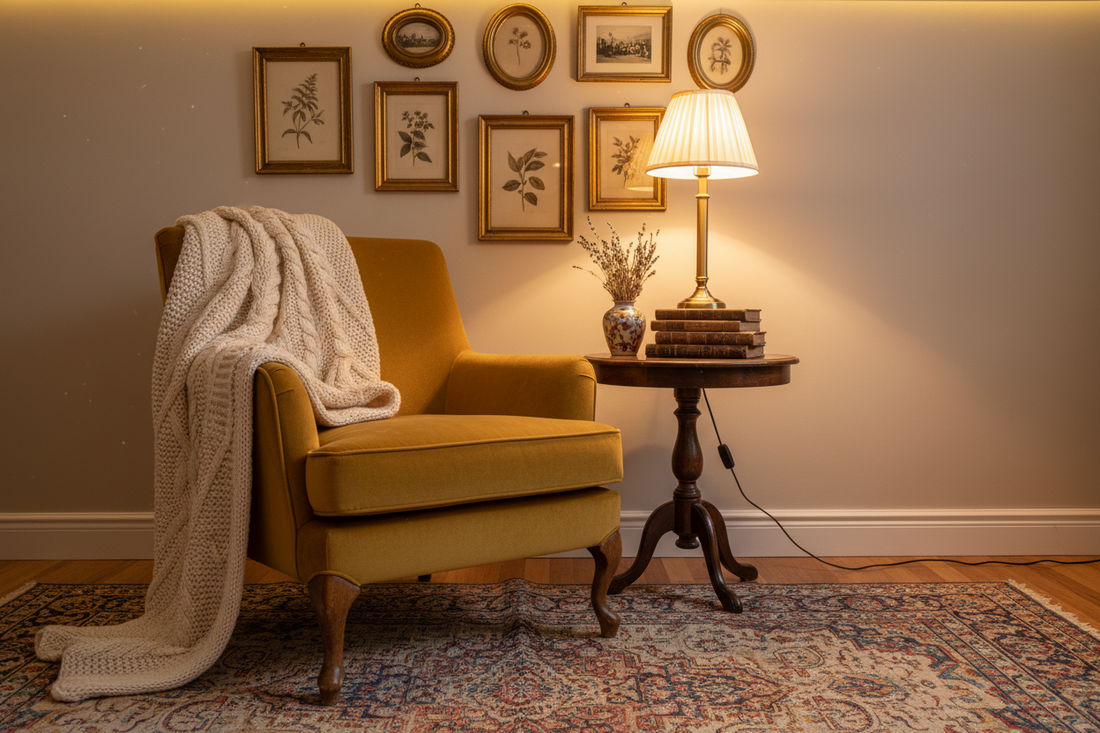 How to Create Cozy Corners With Vintage Decor
