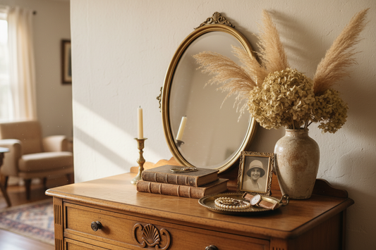 How to Style a Dresser With Vintage Decor