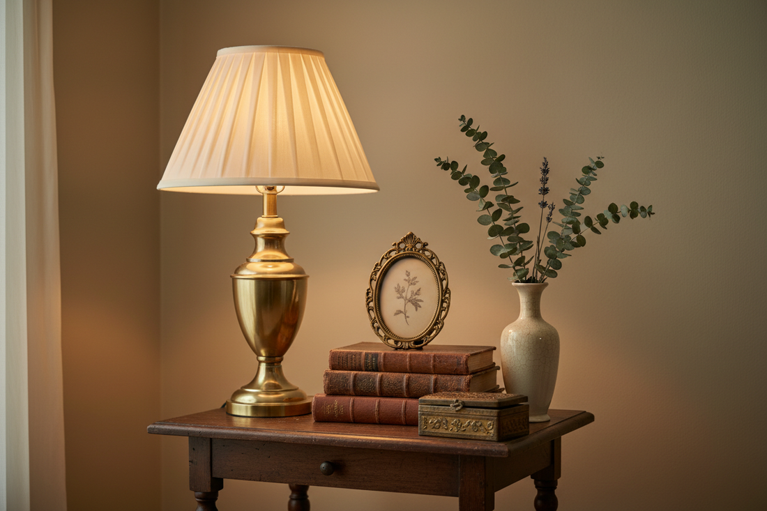 How to Style a Side Table With Vintage Decor