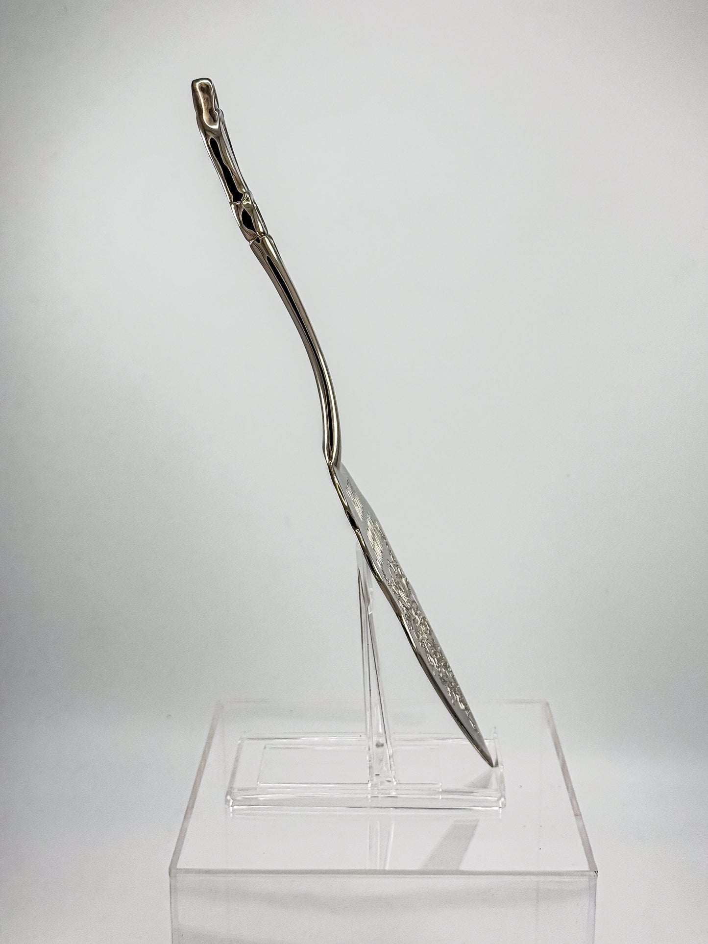 Vintage Silver-Plated Merry Christmas Pie Server with Engraved Holiday Bells and Rococo Handle