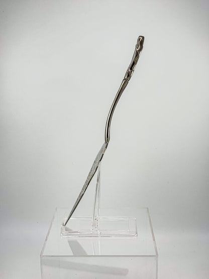 Vintage Silver-Plated Merry Christmas Pie Server with Engraved Holiday Bells and Rococo Handle