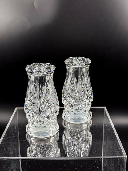 Noritake Hampton Hall Crystal Salt and Pepper Shakers, Pair