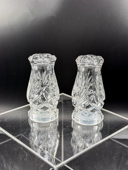 Noritake Hampton Hall Crystal Salt and Pepper Shakers, Pair