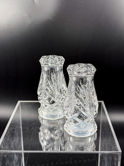 Noritake Hampton Hall Crystal Salt and Pepper Shakers, Pair