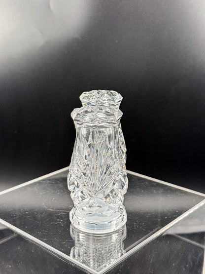 Noritake Hampton Hall Crystal Salt and Pepper Shakers, Pair