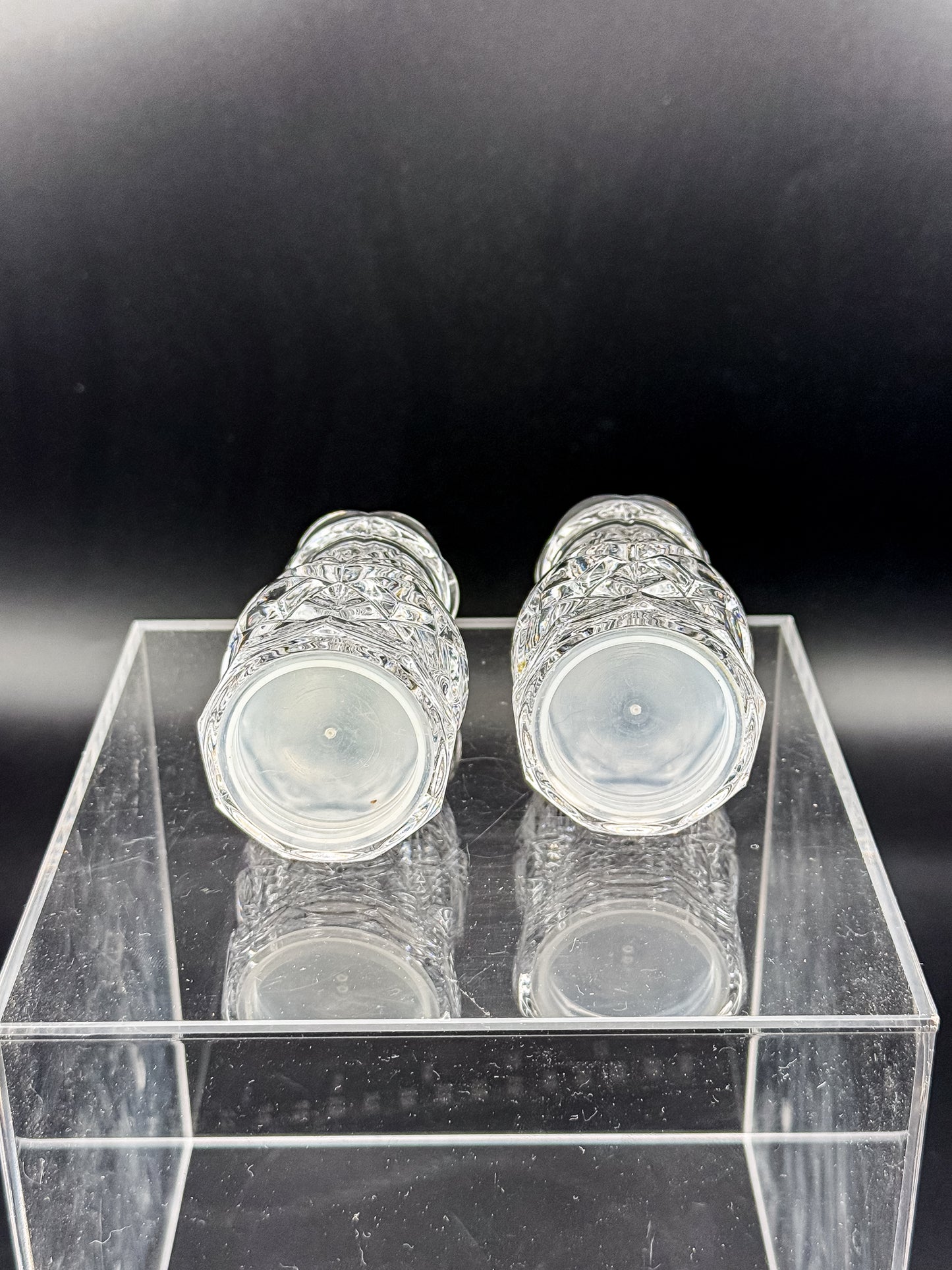 Noritake Hampton Hall Crystal Salt and Pepper Shakers, Pair