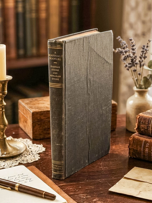 1935 A Marriage Manual by Hannah & Abraham Stone - Revised Edition Black Hardcover