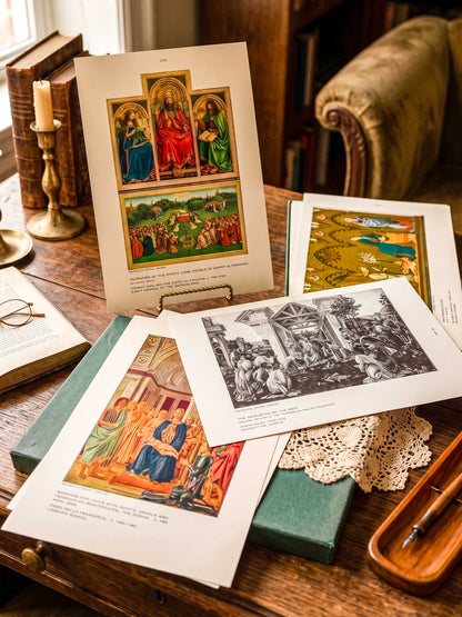 Vintage University Prints Art History Portfolio - Fine Art Reproductions in Box