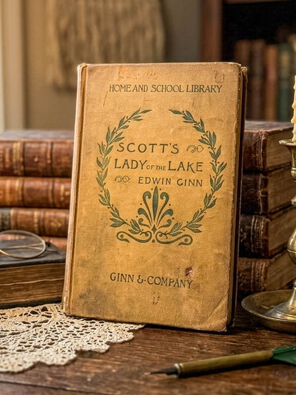 1895 The Lady of the Lake by Sir Walter Scott - Inscribed 1899