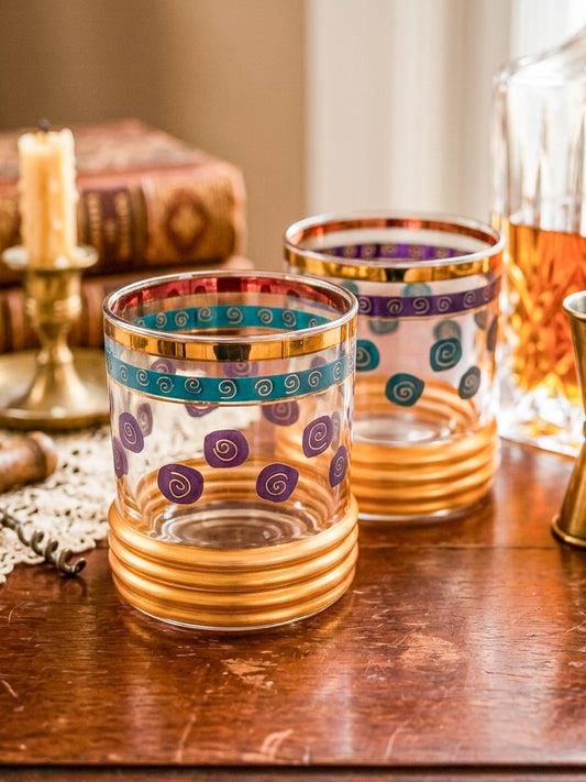 Sakura "Sango" by Sue Zipkin Rocks Glasses — Set of 2