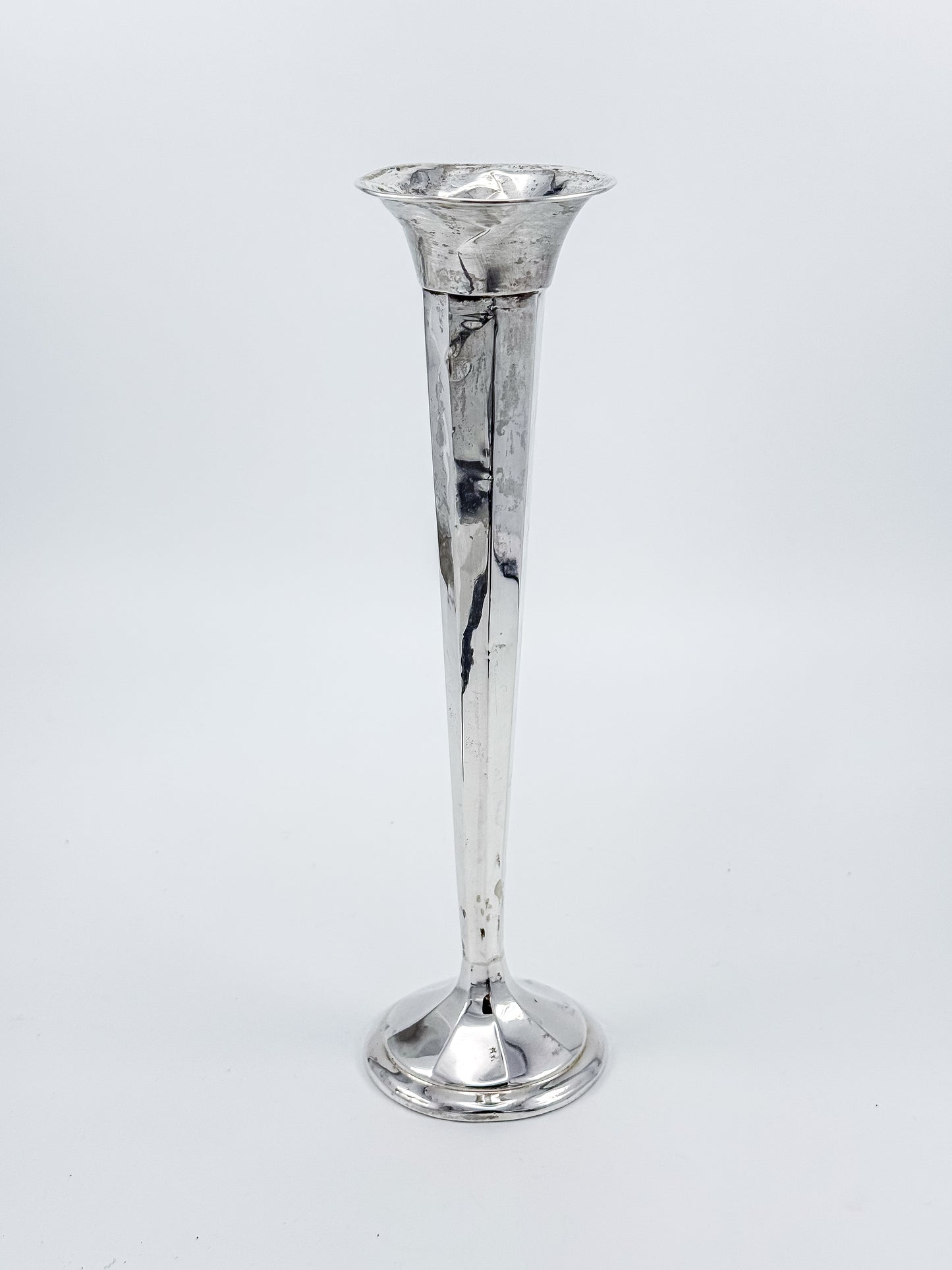 Sterling Silver Trumpet Bud Vase – Crimping Present