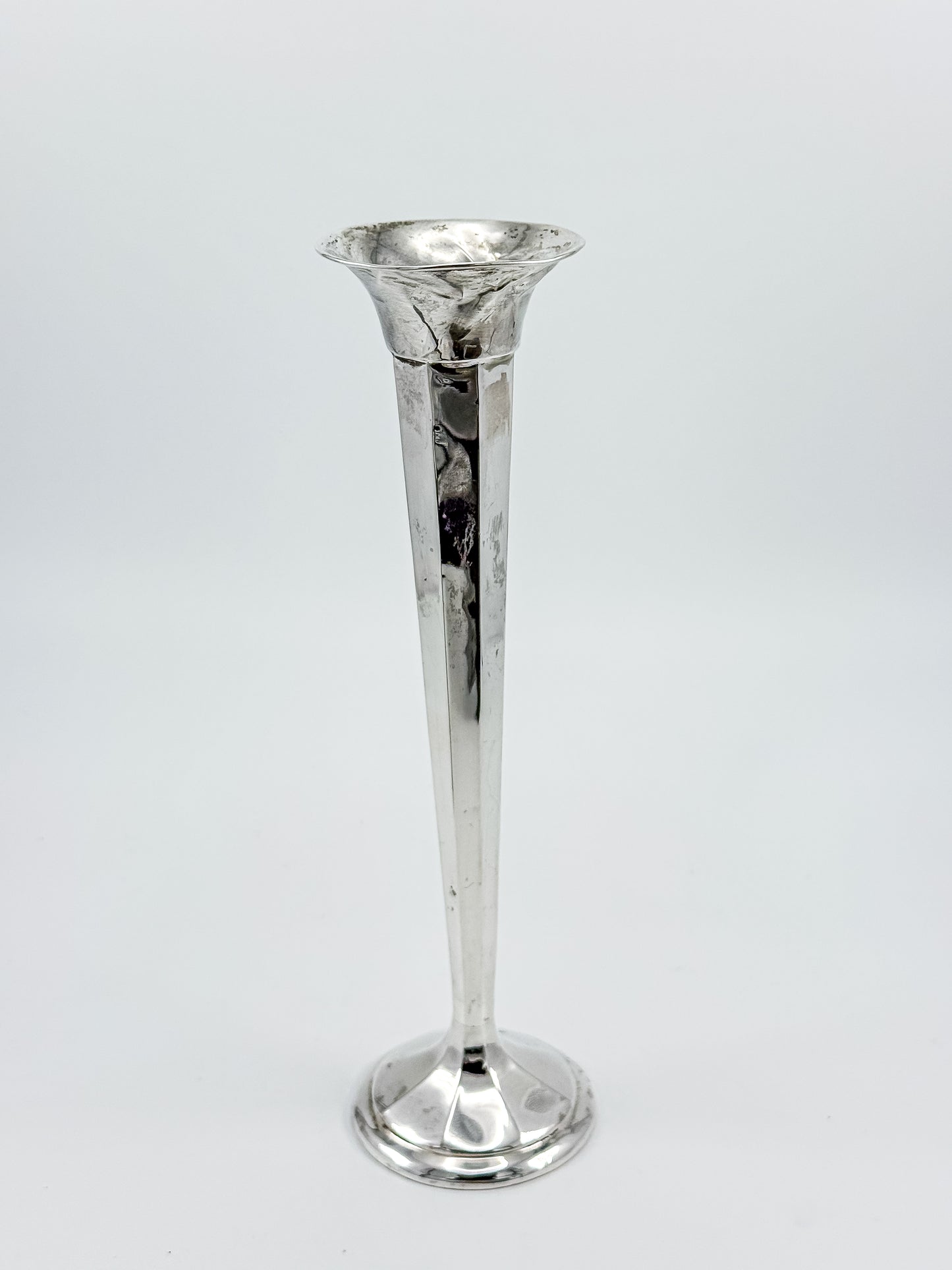 Sterling Silver Trumpet Bud Vase – Crimping Present
