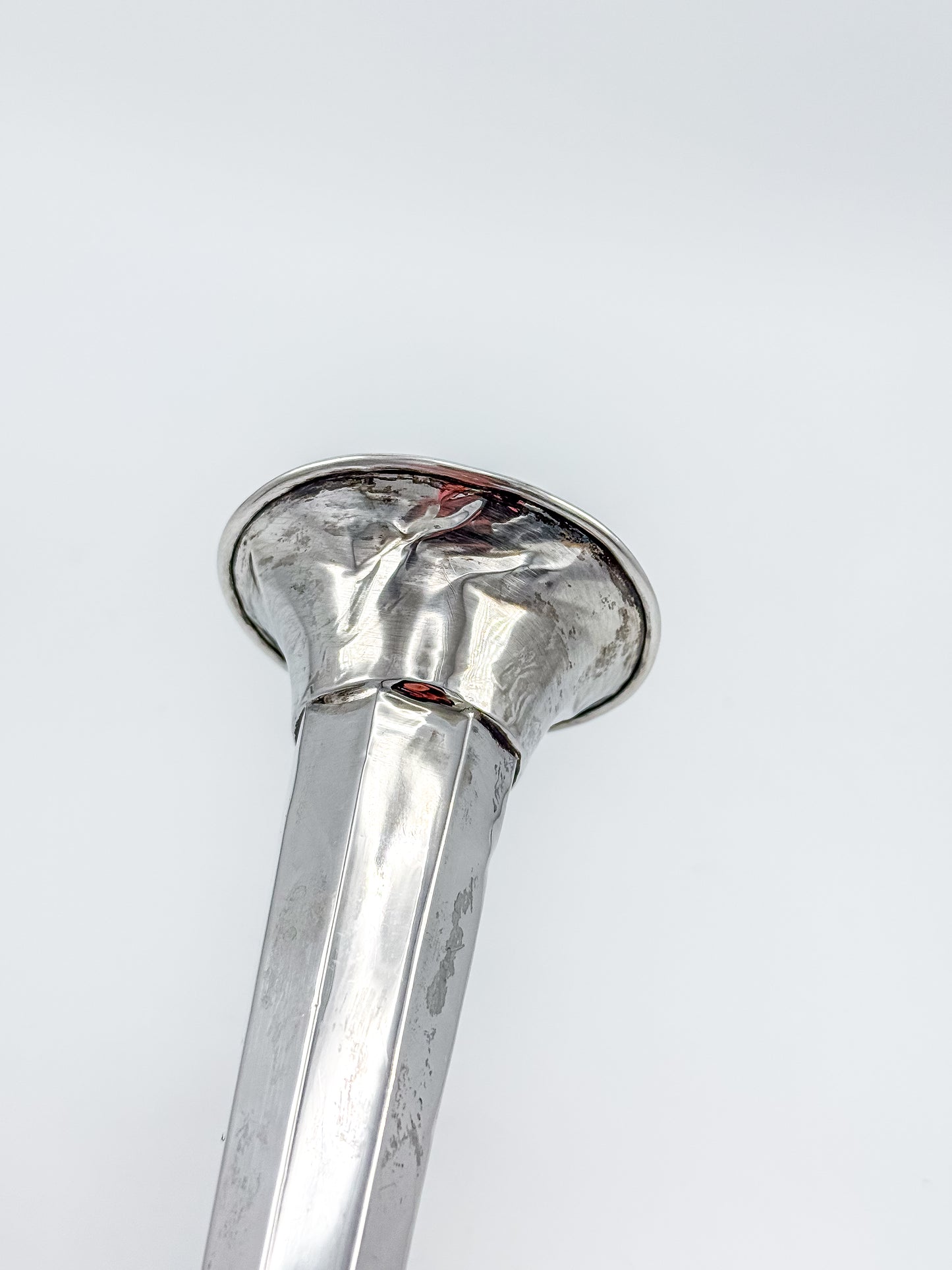 Sterling Silver Trumpet Bud Vase – Crimping Present
