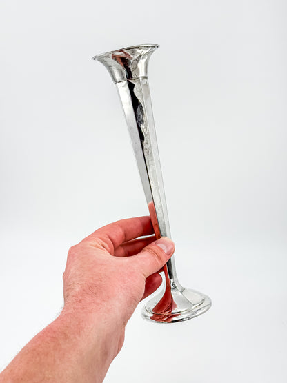 Sterling Silver Trumpet Bud Vase – Crimping Present