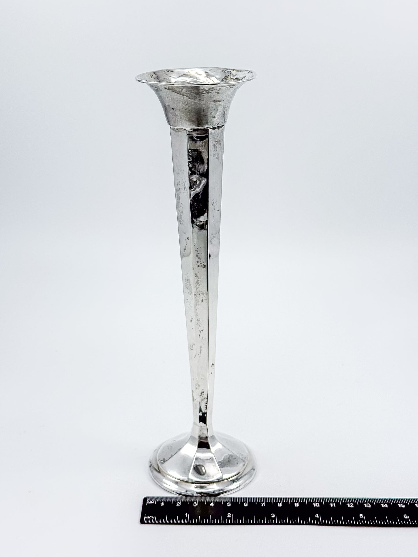 Sterling Silver Trumpet Bud Vase – Crimping Present