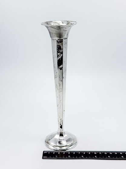 Sterling Silver Trumpet Bud Vase – Crimping Present