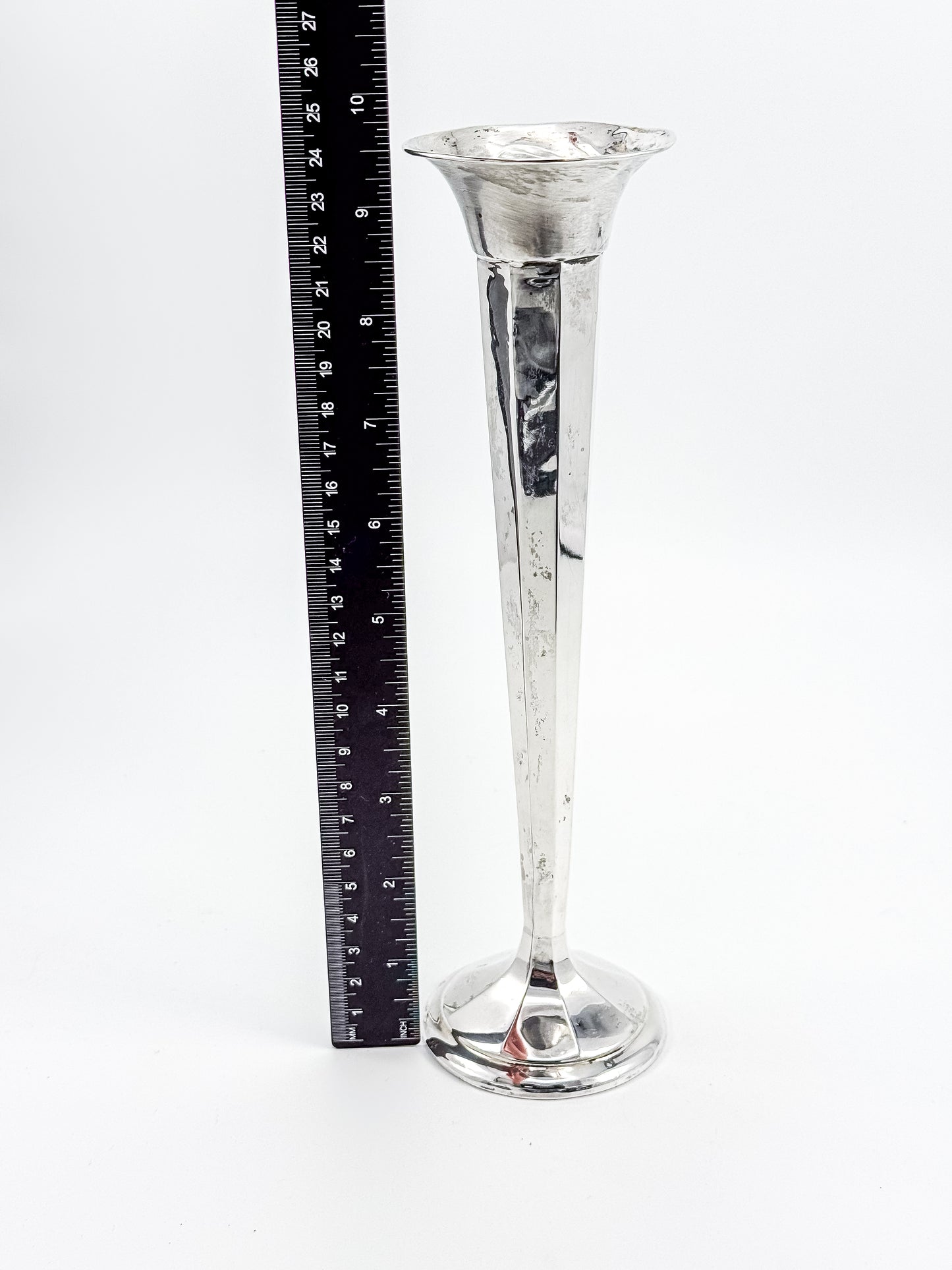 Sterling Silver Trumpet Bud Vase – Crimping Present