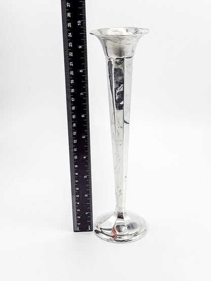 Sterling Silver Trumpet Bud Vase – Crimping Present