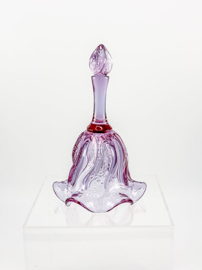 Vintage Fenton Lilac Paisley Bell