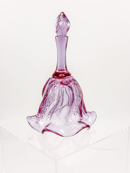 Vintage Fenton Lilac Paisley Bell