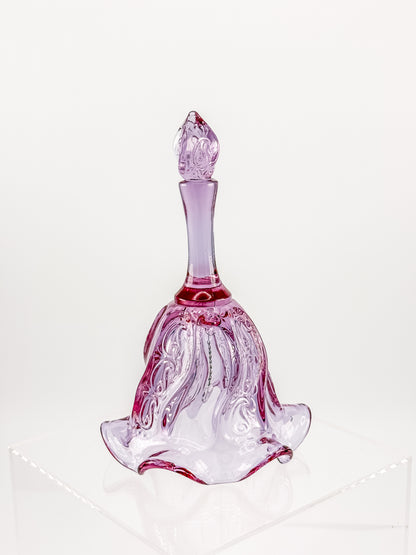 Vintage Fenton Lilac Paisley Bell