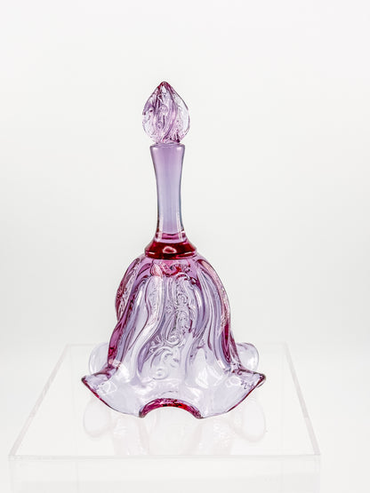 Vintage Fenton Lilac Paisley Bell