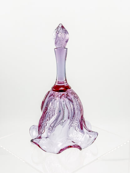 Vintage Fenton Lilac Paisley Bell