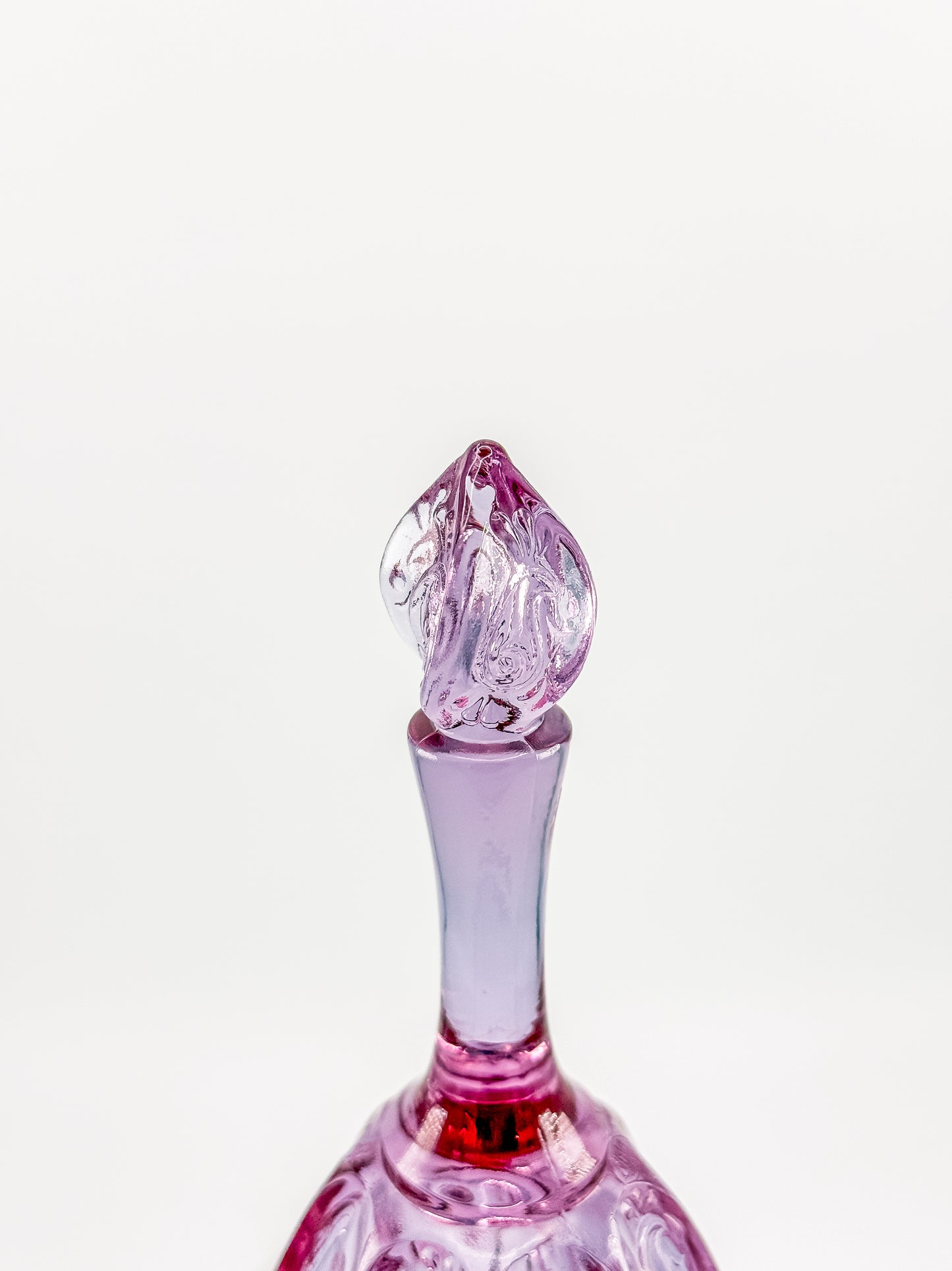 Vintage Fenton Lilac Paisley Bell