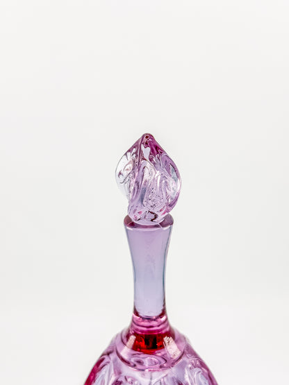 Vintage Fenton Lilac Paisley Bell