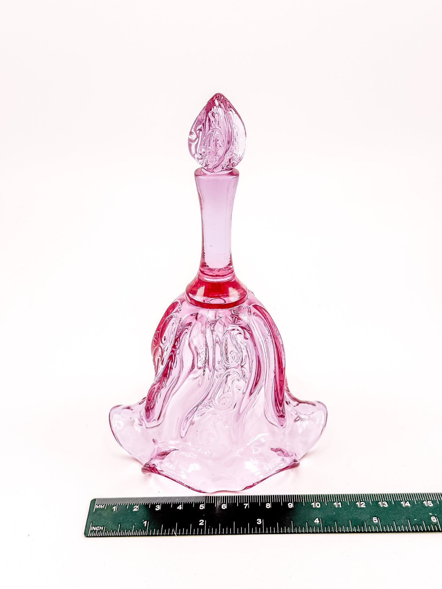 Vintage Fenton Lilac Paisley Bell