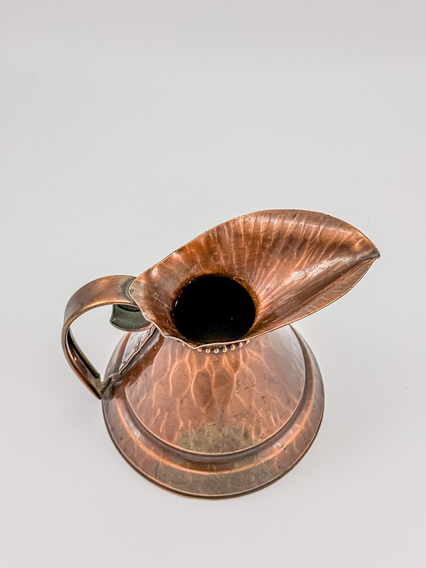 Vintage Craftsman Co. Hand Made Solid Copper Ewer Small Pitcher USA #304