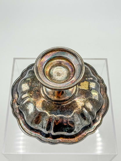 Oneida Silver Plate Compote Dish – Multicolor Aged Patina
