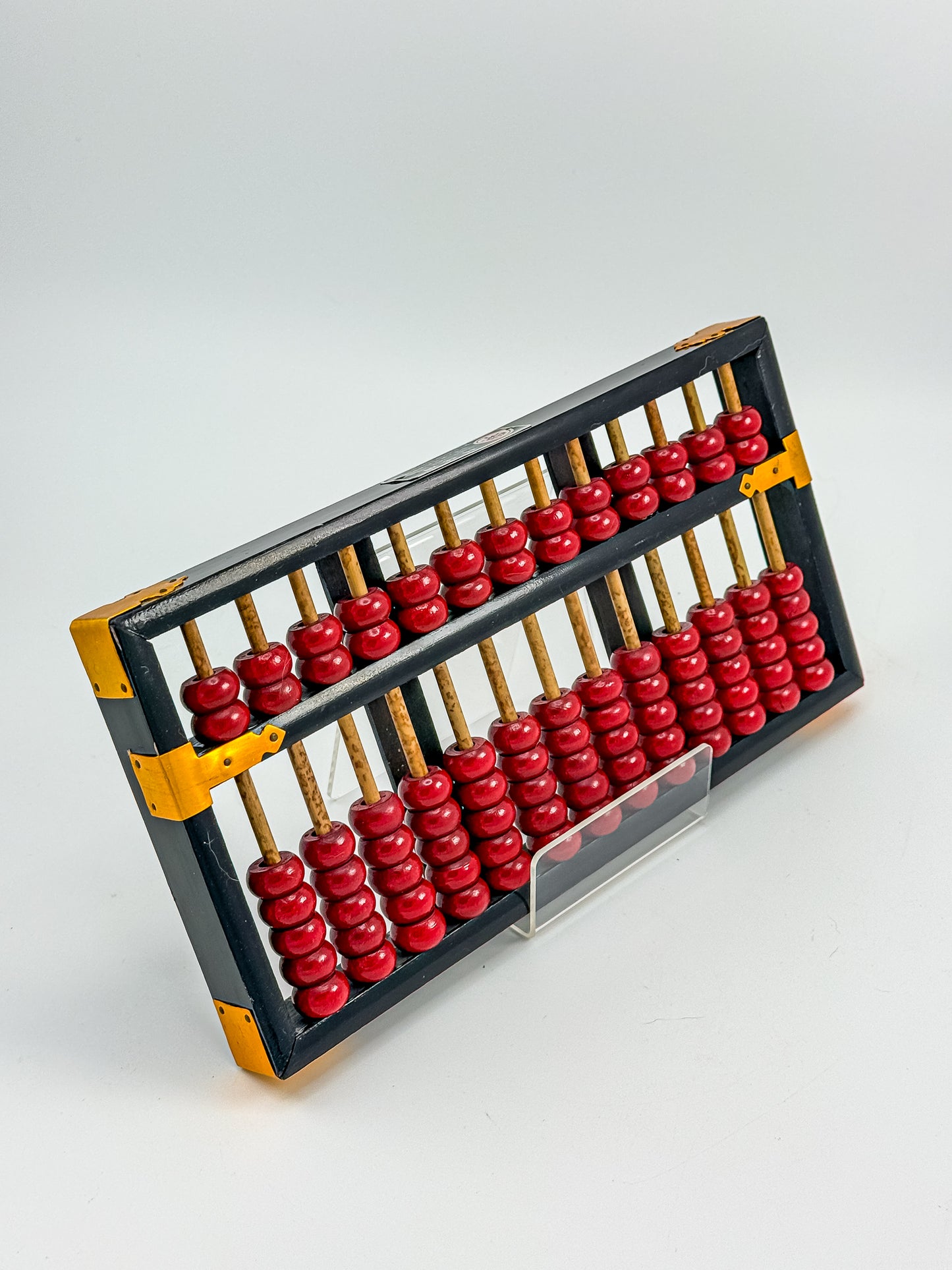 Vintage Lotus Flower Brand Wooden Abacus | 13 Rods 91 Beads | Made in Peoples Republic of China