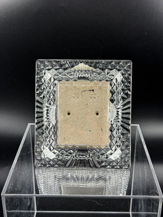 Vintage Shannon Crystal Picture Frame | 24% Lead Crystal | Designs of Ireland | 2x2.5 Photo