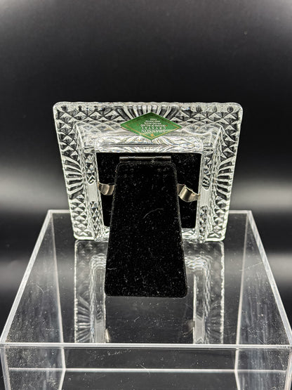 Vintage Shannon Crystal Picture Frame | 24% Lead Crystal | Designs of Ireland | 2x2.5 Photo