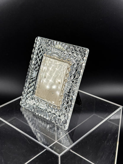 Vintage Shannon Crystal Picture Frame | 24% Lead Crystal | Designs of Ireland | 2x2.5 Photo