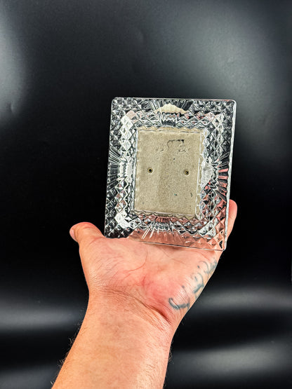 Vintage Shannon Crystal Picture Frame | 24% Lead Crystal | Designs of Ireland | 2x2.5 Photo