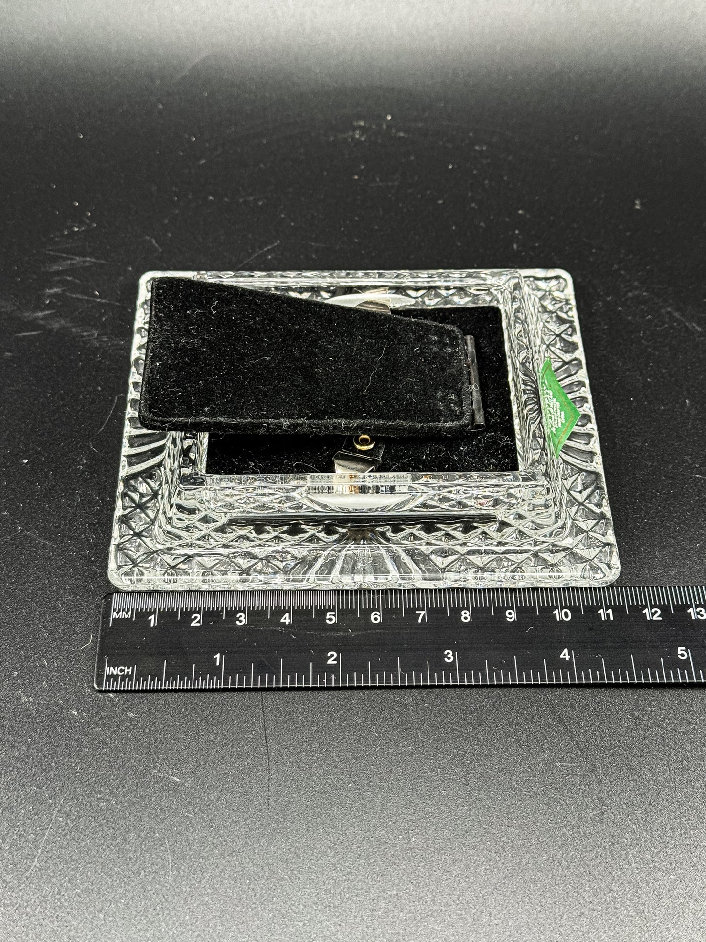 Vintage Shannon Crystal Picture Frame | 24% Lead Crystal | Designs of Ireland | 2x2.5 Photo