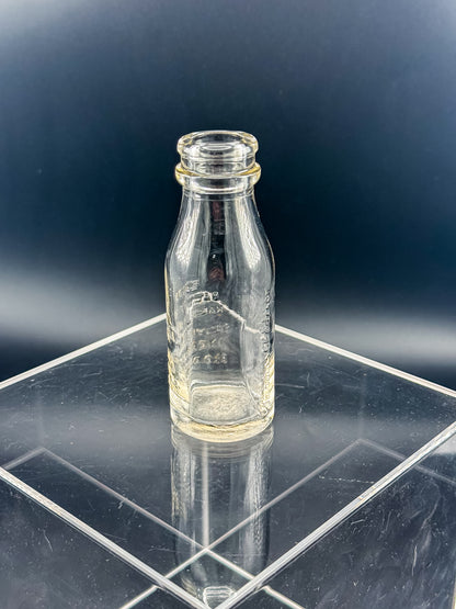 Vintage Thomas A. Edison Battery Oil Bottle, Embossed Glass Railroad Crossing Signal Bottle, Bloomfield NJ Industrial Americana