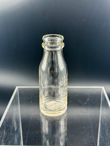 Vintage Thomas A. Edison Battery Oil Bottle, Embossed Glass Railroad Crossing Signal Bottle, Bloomfield NJ Industrial Americana