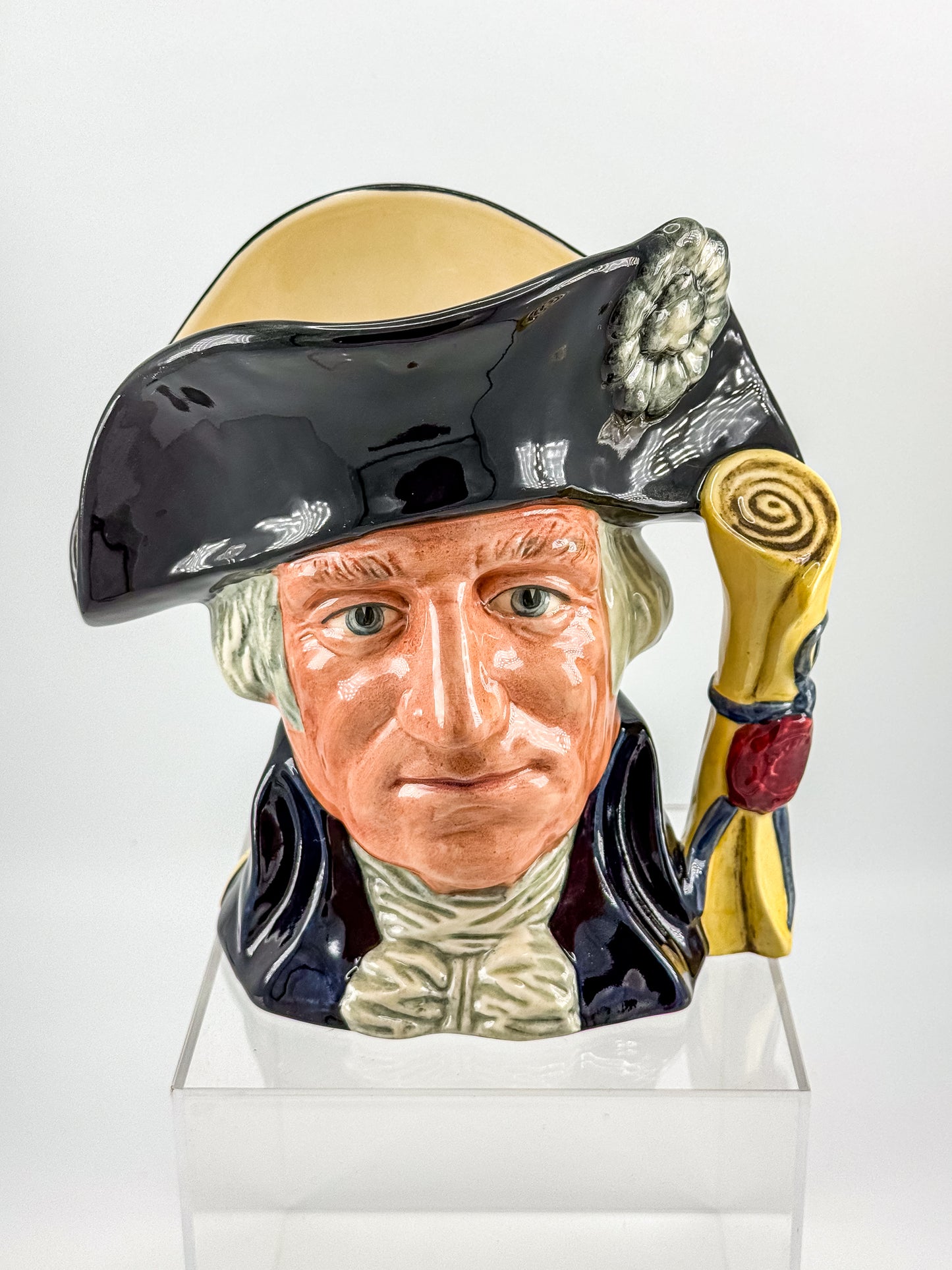 Vintage Royal Doulton George Washington Character Jug D6669 — 250th Anniversary Edition, 1982