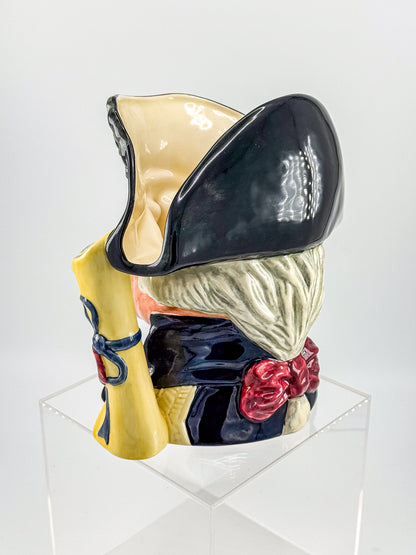 Vintage Royal Doulton George Washington Character Jug D6669 — 250th Anniversary Edition, 1982