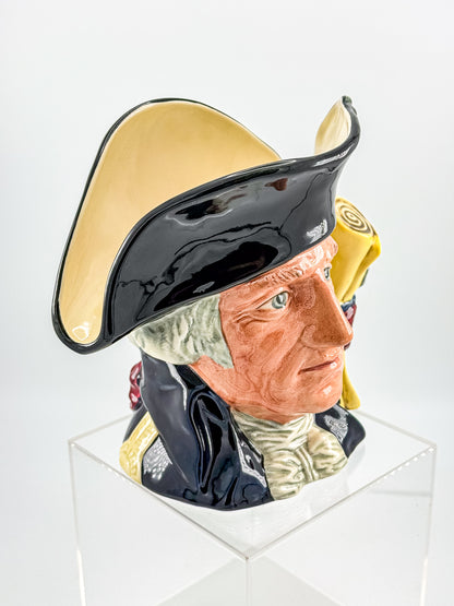 Vintage Royal Doulton George Washington Character Jug D6669 — 250th Anniversary Edition, 1982