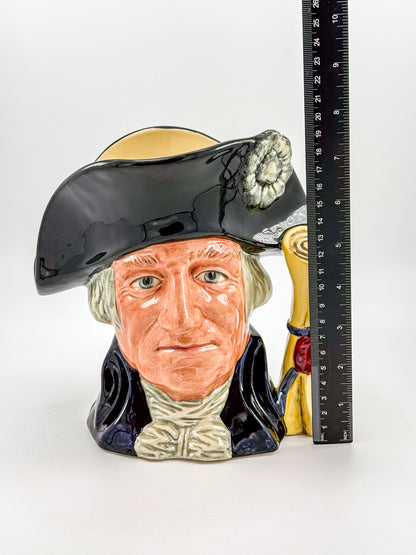 Vintage Royal Doulton George Washington Character Jug D6669 — 250th Anniversary Edition, 1982