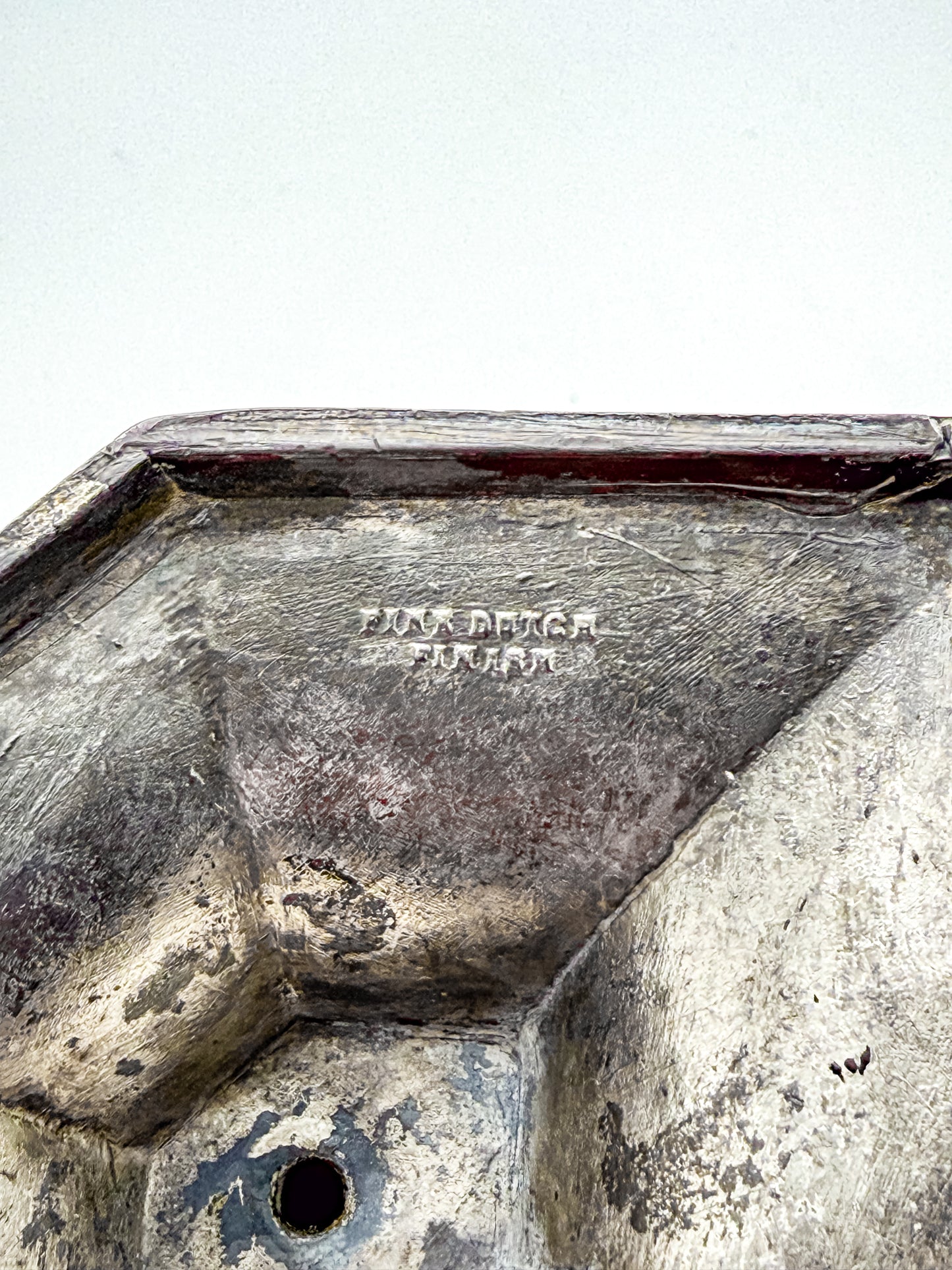 Antique Dutch Storyteller Candlestick with Figural Relief Panels and Fine Dutch Finish, Early 1900s