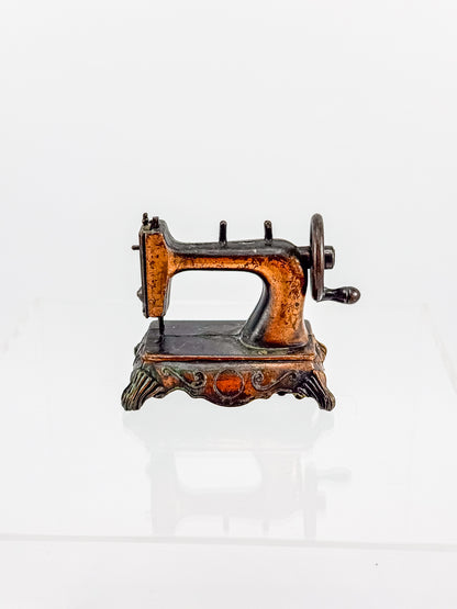 Vintage Miniature Sewing Machine Pencil Sharpener with Working Needle, Made in Hong Kong
